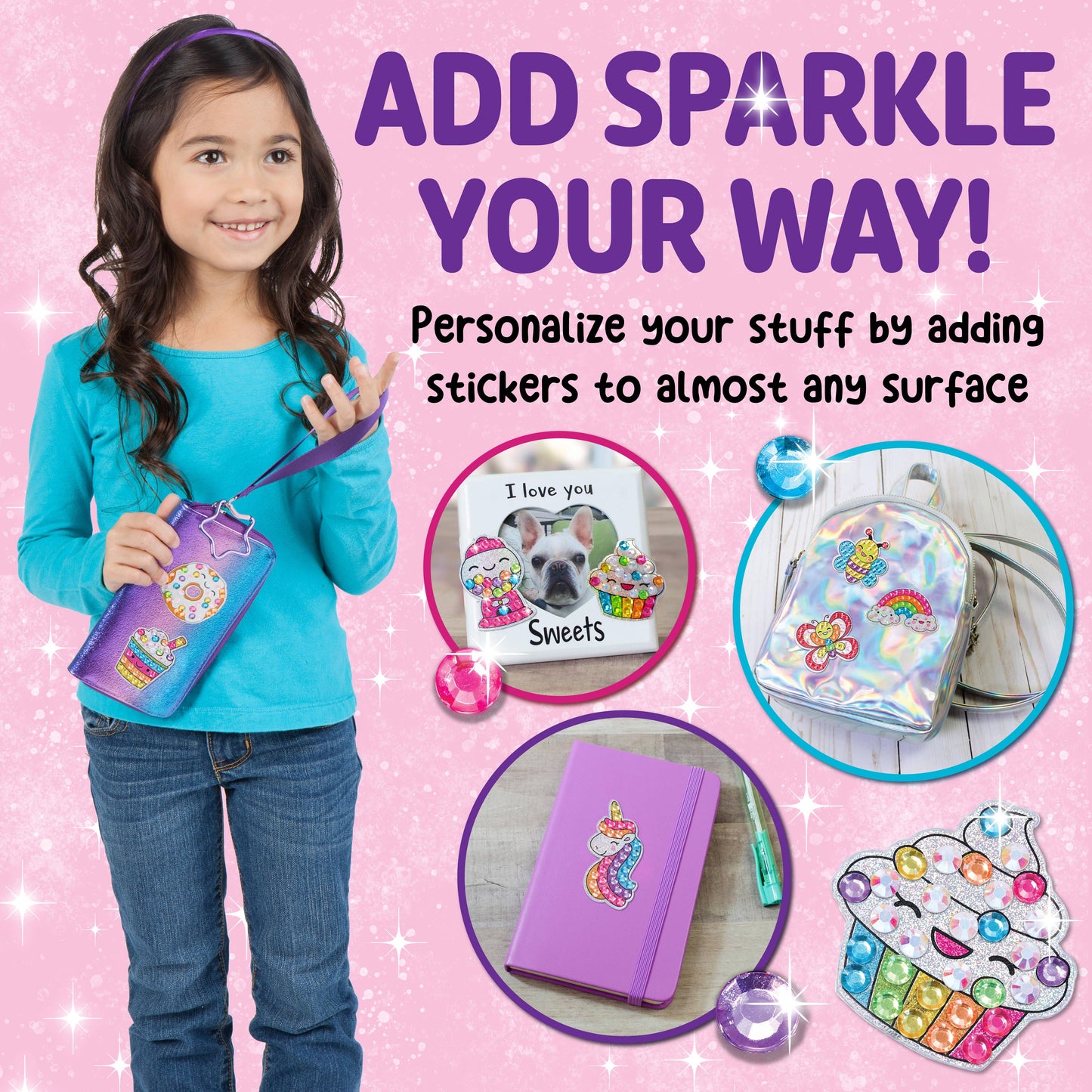 Big Gem Diamond Painting Stickers Mini Kit - DIY for Kids