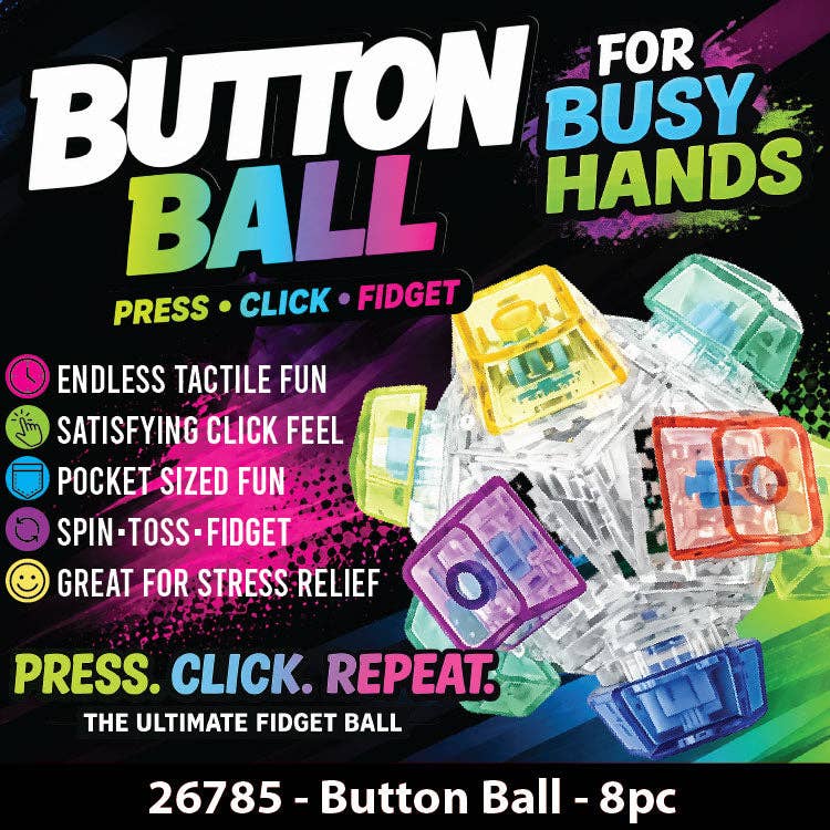 Fidget Button Sensory Ball