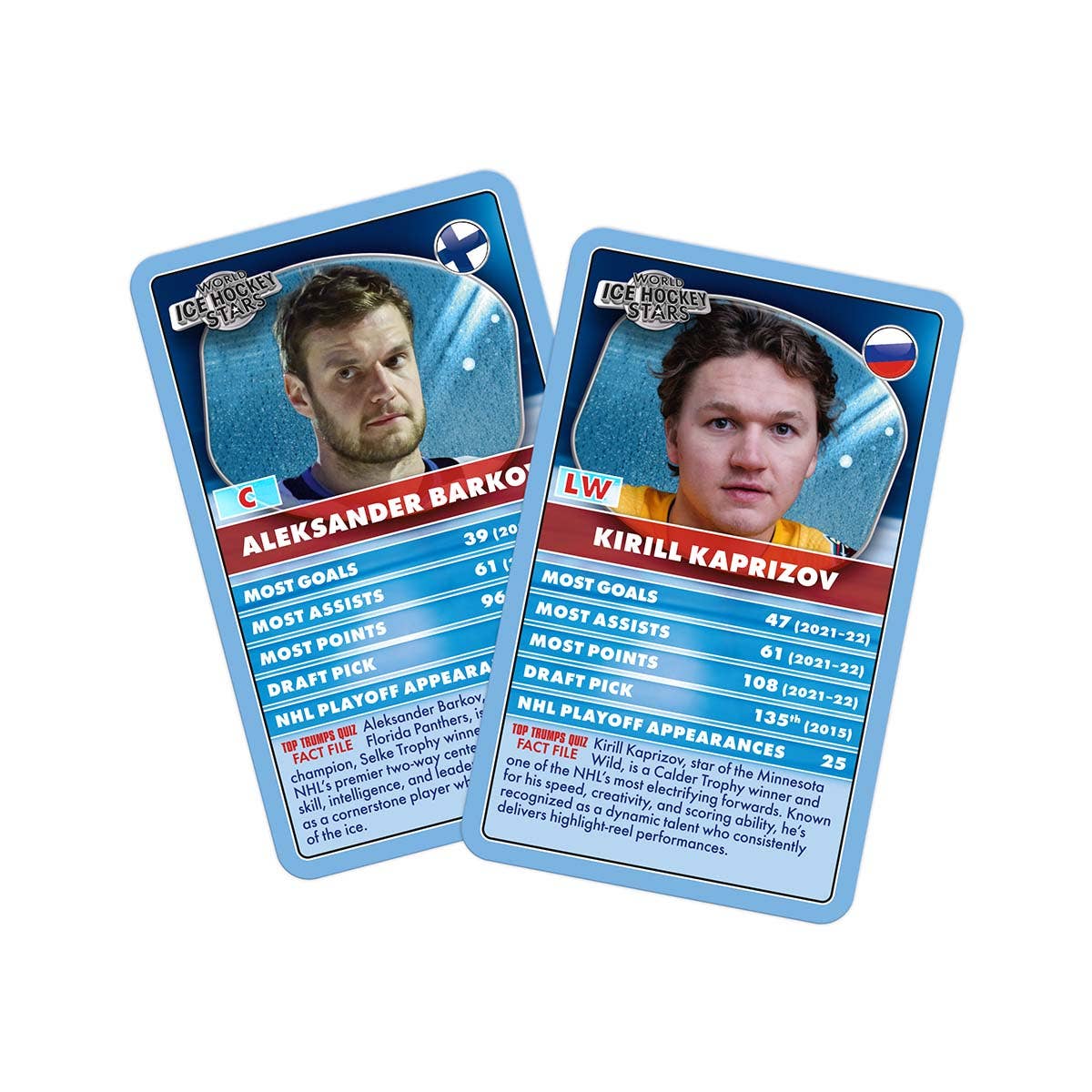 World Ice Hockey Stars Top Trumps Card Game