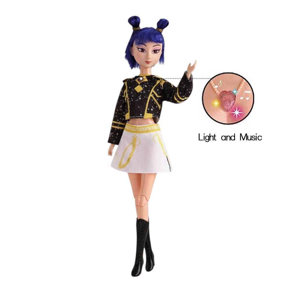 Light Up Kpop Demon Hunters Character Doll with Guitar