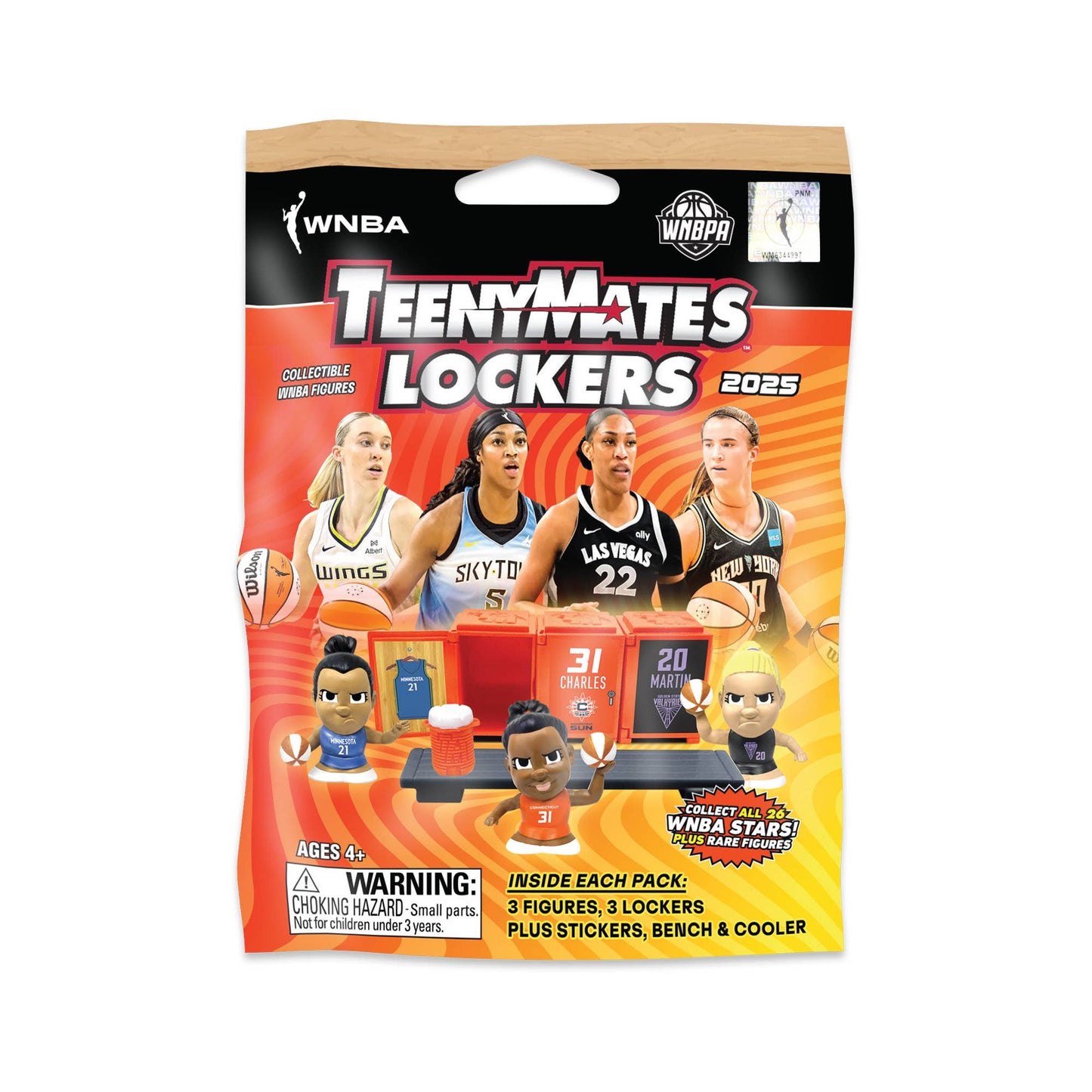 TeenyMates WNBA 2025 Locker Room Set