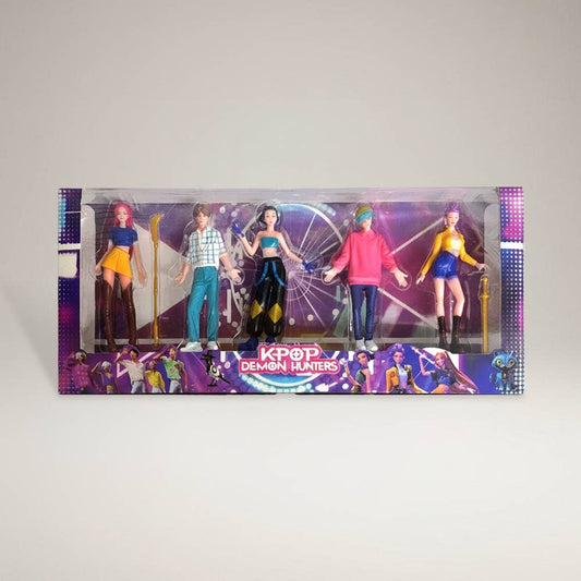 Kpop Demon Hunters Fashion Doll 5 Figure Set