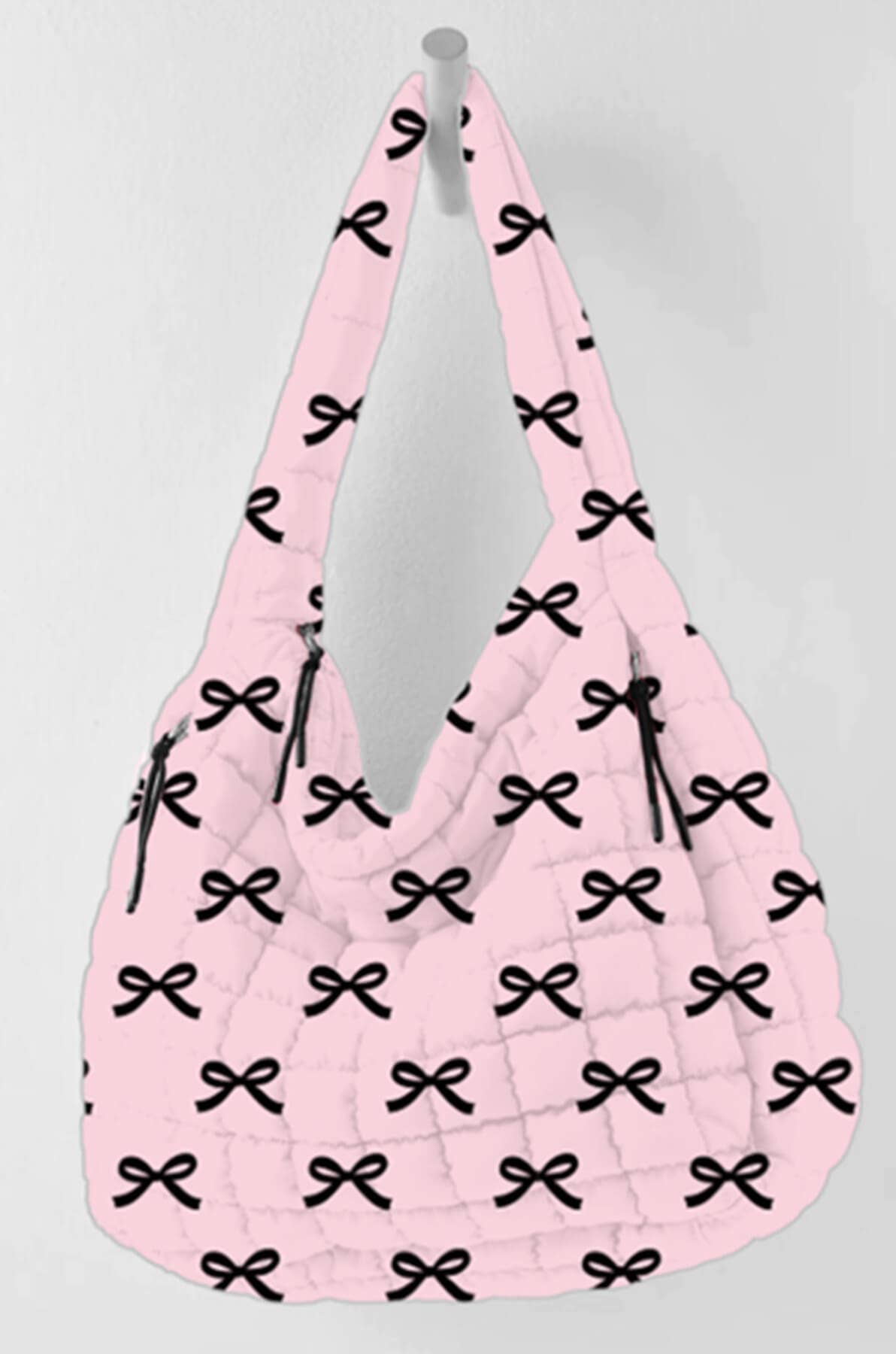 Mini Bows Oversized Puffer Tote