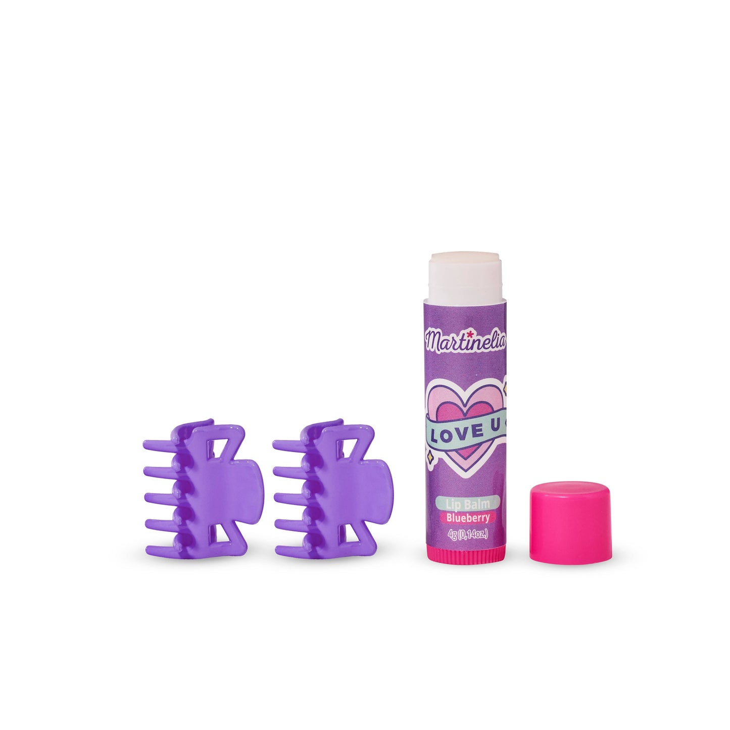 Crush Hair Clips & Lip Balm set