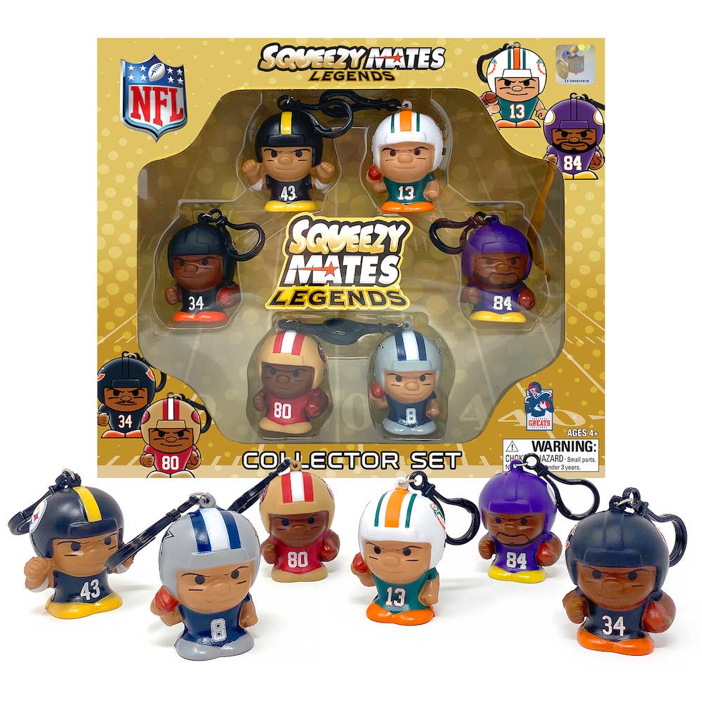 NFL SqueezyMates Legends 6-Figure Set