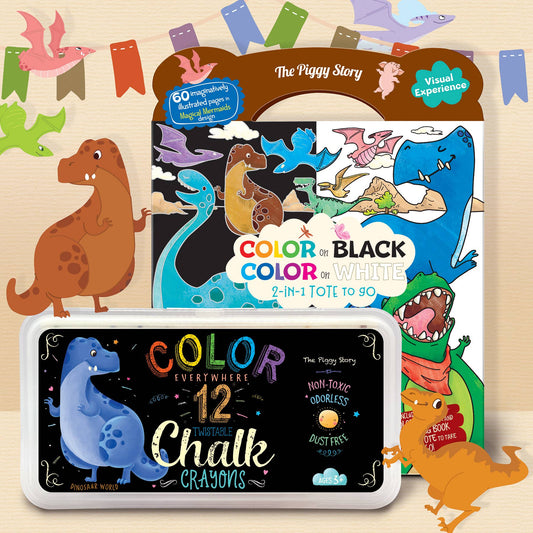 Dinosaur World Coloring Gift Set