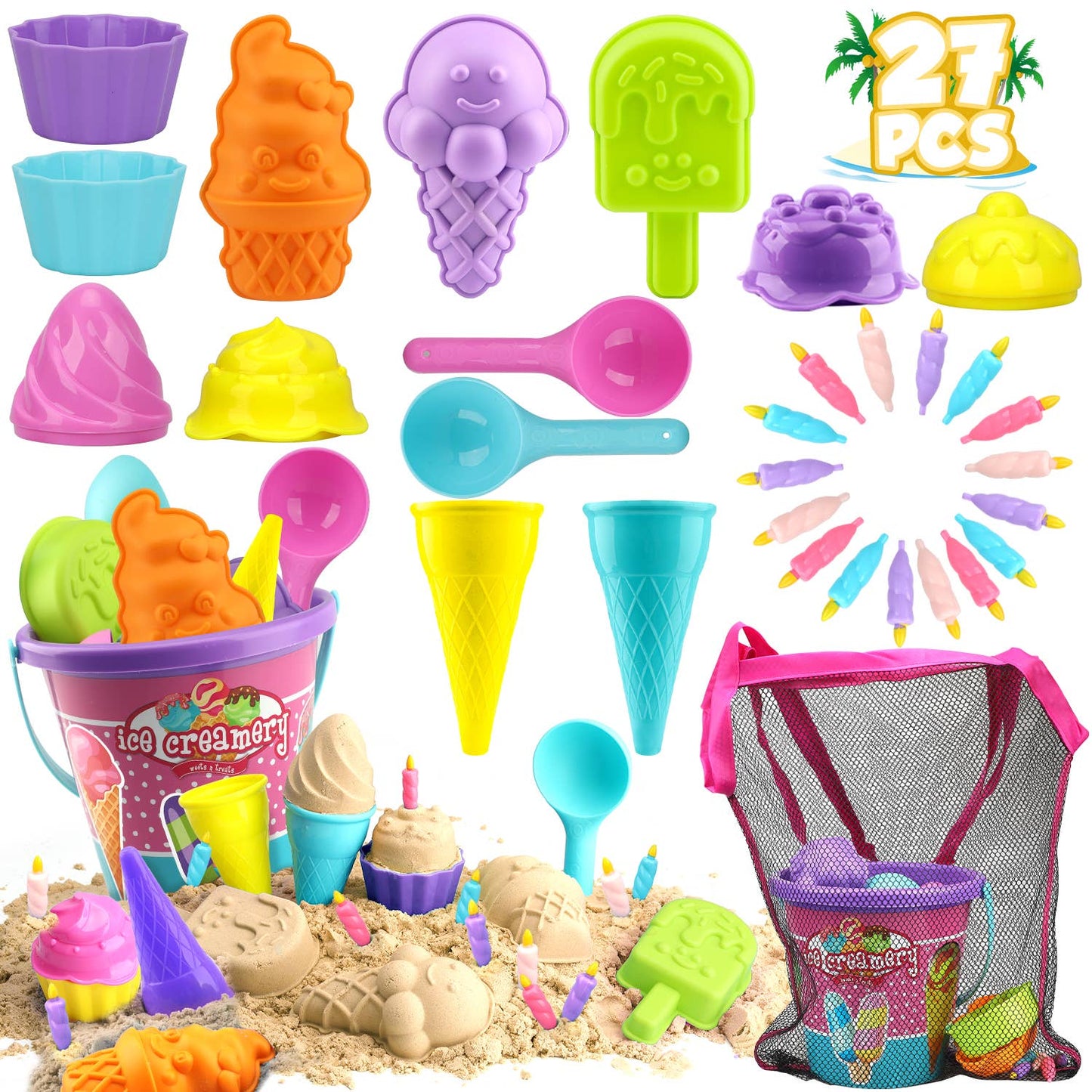 Ice Cream Sand Toys