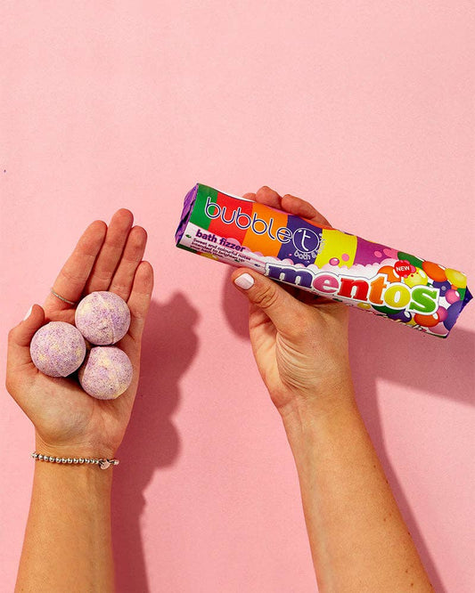 Mentos Fruit Splash Bath Bombs