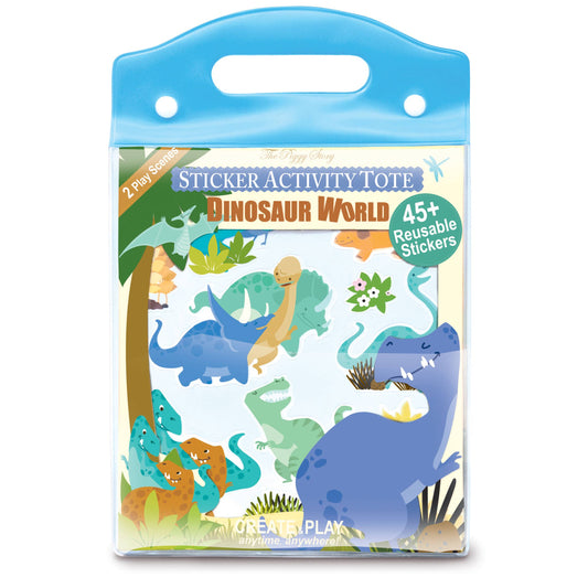 Dinosaur World Sticker Activity Tote